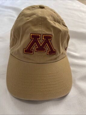 Minnesota gophers 47 Brand Baseball Cap with Maroon & Gold 'M' Logo